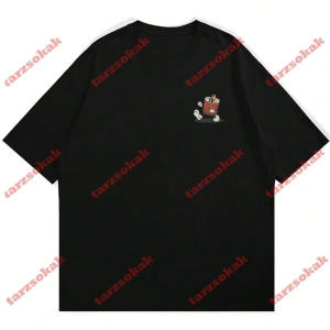 Model 3633 Erkek Yazlık Yuvarlak Yaka Kısa Kollu Günlük Tişört, Yaz