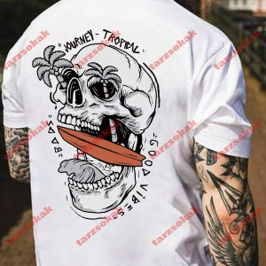 Model 3639 Erkek Yazlık Yuvarlak Yaka Kısa Kollu Günlük Tişört, Yaz