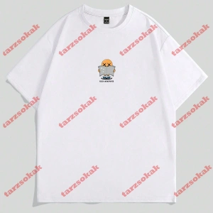 Model 3640 Erkek Yazlık Yuvarlak Yaka Kısa Kollu Günlük Tişört, Yaz