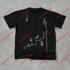 Model 3643 Erkek Yazlık Yuvarlak Yaka Kısa Kollu Günlük Tişört, Yaz