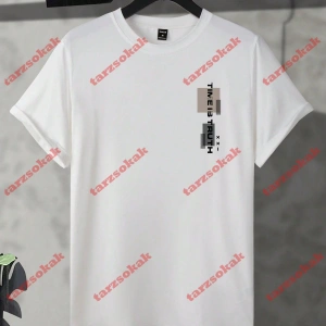 Model 3644 Erkek Yazlık Yuvarlak Yaka Kısa Kollu Günlük Tişört, Yaz