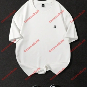 Model 3646 Erkek Yazlık Yuvarlak Yaka Kısa Kollu Günlük Tişört, Yaz