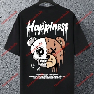 Model 3652 Erkek Yazlık Yuvarlak Yaka Kısa Kollu Günlük Tişört, Yaz