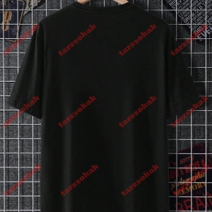 Model 3655 Erkek Yazlık Yuvarlak Yaka Kısa Kollu Günlük Tişört, Yaz