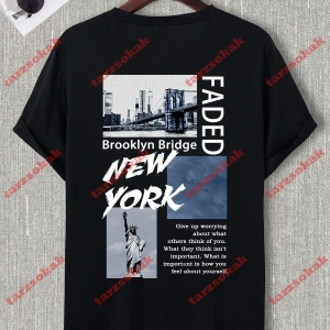 Model 3659 Erkek Yazlık Yuvarlak Yaka Kısa Kollu Günlük Tişört, Yaz