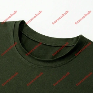 Model 3663 Erkek Yazlık Yuvarlak Yaka Kısa Kollu Günlük Tişört, Yaz