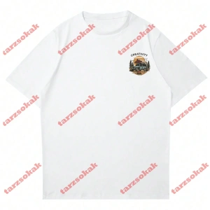 Model 3664 Erkek Yazlık Yuvarlak Yaka Kısa Kollu Günlük Tişört, Yaz