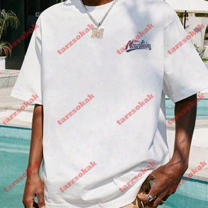 Model 3665 Erkek Yazlık Yuvarlak Yaka Kısa Kollu Günlük Tişört, Yaz