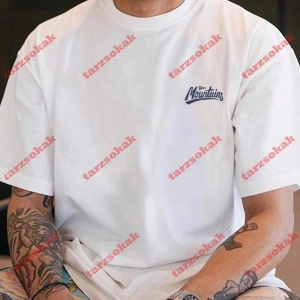 Model 3665 Erkek Yazlık Yuvarlak Yaka Kısa Kollu Günlük Tişört, Yaz