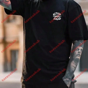 Model 3666 Erkek Yazlık Yuvarlak Yaka Kısa Kollu Günlük Tişört, Yaz