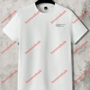 Model 3673 Erkek Yazlık Yuvarlak Yaka Kısa Kollu Günlük Tişört, Yaz