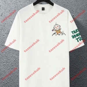 Model 3682 Erkek Yazlık Yuvarlak Yaka Kısa Kollu Günlük Tişört, Yaz