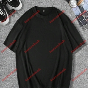 Model 3687 Erkek Yazlık Yuvarlak Yaka Kısa Kollu Günlük Tişört, Yaz