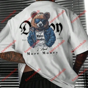 Model 3694 Erkek Yazlık Yuvarlak Yaka Kısa Kollu Günlük Tişört, Yaz