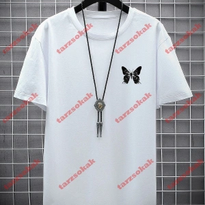 Model 3697 Erkek Yazlık Yuvarlak Yaka Kısa Kollu Günlük Tişört, Yaz