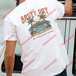 Model 3698 Erkek Yazlık Yuvarlak Yaka Kısa Kollu Günlük Tişört, Yaz