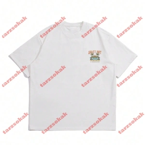 Model 3698 Erkek Yazlık Yuvarlak Yaka Kısa Kollu Günlük Tişört, Yaz