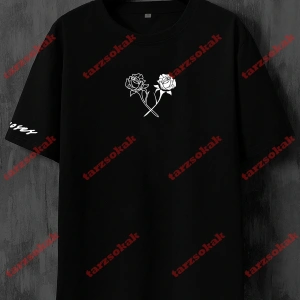 Model 3699 Erkek Yazlık Yuvarlak Yaka Kısa Kollu Günlük Tişört, Yaz