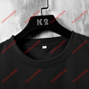 Model 3699 Erkek Yazlık Yuvarlak Yaka Kısa Kollu Günlük Tişört, Yaz