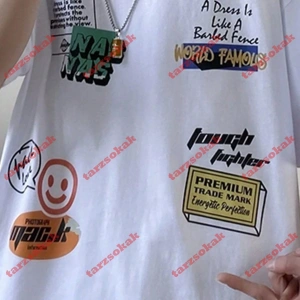 Model 3700 Erkek Yazlık Yuvarlak Yaka Kısa Kollu Günlük Tişört, Yaz