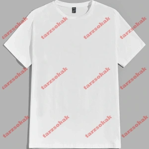 Model 3701 Erkek Yazlık Yuvarlak Yaka Kısa Kollu Günlük Tişört, Yaz