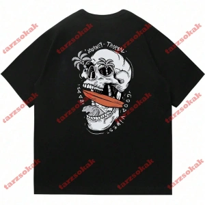 Model 3705 Erkek Yazlık Yuvarlak Yaka Kısa Kollu Günlük Tişört, Yaz