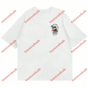 Model 3705 Erkek Yazlık Yuvarlak Yaka Kısa Kollu Günlük Tişört, Yaz