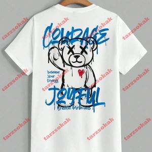 Model 3710 Erkek Yazlık Yuvarlak Yaka Kısa Kollu Günlük Tişört, Yaz