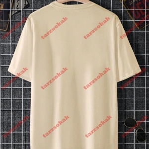 Model 3711 Erkek Yazlık Yuvarlak Yaka Kısa Kollu Günlük Tişört, Yaz