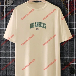 Model 3711 Erkek Yazlık Yuvarlak Yaka Kısa Kollu Günlük Tişört, Yaz