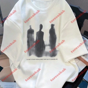 Model 3713 Erkek Yazlık Yuvarlak Yaka Kısa Kollu Günlük Tişört, Yaz