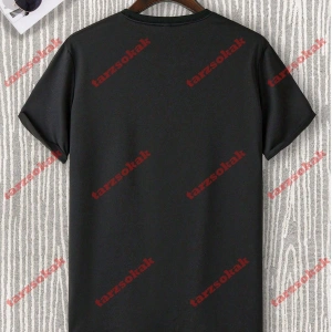 Model 3713 Erkek Yazlık Yuvarlak Yaka Kısa Kollu Günlük Tişört, Yaz