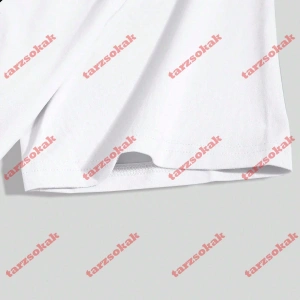 Model 3719 Erkek Yazlık Yuvarlak Yaka Kısa Kollu Günlük Tişört, Yaz