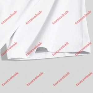 Model 3719 Erkek Yazlık Yuvarlak Yaka Kısa Kollu Günlük Tişört, Yaz