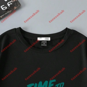 Model 3728 Erkek Yazlık Yuvarlak Yaka Kısa Kollu Günlük Tişört, Yaz