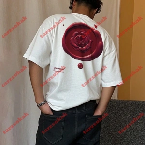 Model 3729 Erkek Yazlık Yuvarlak Yaka Kısa Kollu Günlük Tişört, Yaz