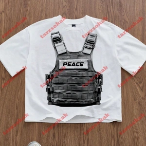 Model 3729 Erkek Yazlık Yuvarlak Yaka Kısa Kollu Günlük Tişört, Yaz