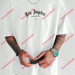 Model 3731 Erkek Yazlık Yuvarlak Yaka Kısa Kollu Günlük Tişört, Yaz