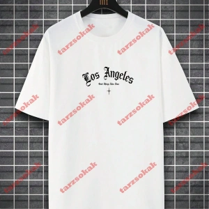 Model 3731 Erkek Yazlık Yuvarlak Yaka Kısa Kollu Günlük Tişört, Yaz