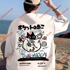 Model 3738 Erkek Yazlık Yuvarlak Yaka Kısa Kollu Günlük Tişört, Yaz