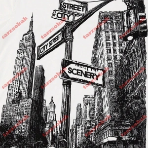 Model 3746 Erkek Yazlık Yuvarlak Yaka Kısa Kollu Günlük Tişört, Yaz