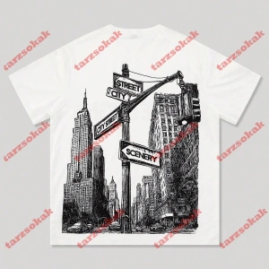 Model 3746 Erkek Yazlık Yuvarlak Yaka Kısa Kollu Günlük Tişört, Yaz