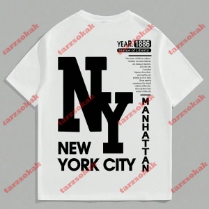 Model 3756 Erkek Yazlık Yuvarlak Yaka Kısa Kollu Günlük Tişört, Yaz