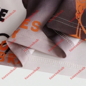 Model 3759 Erkek Yazlık Yuvarlak Yaka Kısa Kollu Günlük Tişört, Yaz