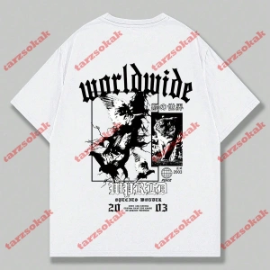 Model 3773 Erkek Yazlık Yuvarlak Yaka Kısa Kollu Günlük Tişört, Yaz