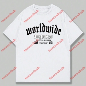 Model 3773 Erkek Yazlık Yuvarlak Yaka Kısa Kollu Günlük Tişört, Yaz