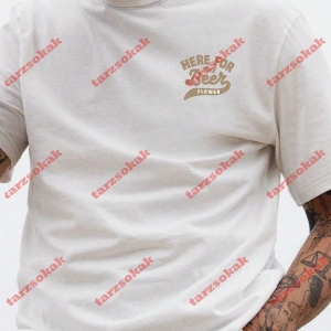 Model 3780 Erkek Yazlık Yuvarlak Yaka Kısa Kollu Günlük Tişört, Yaz