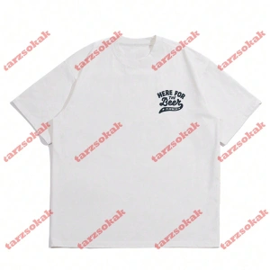 Model 3780 Erkek Yazlık Yuvarlak Yaka Kısa Kollu Günlük Tişört, Yaz