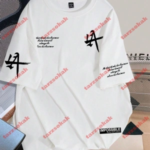 Model 3784 Erkek Yazlık Yuvarlak Yaka Kısa Kollu Günlük Tişört, Yaz