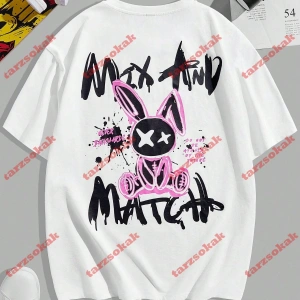 Model 3788 Erkek Yazlık Yuvarlak Yaka Kısa Kollu Günlük Tişört, Yaz